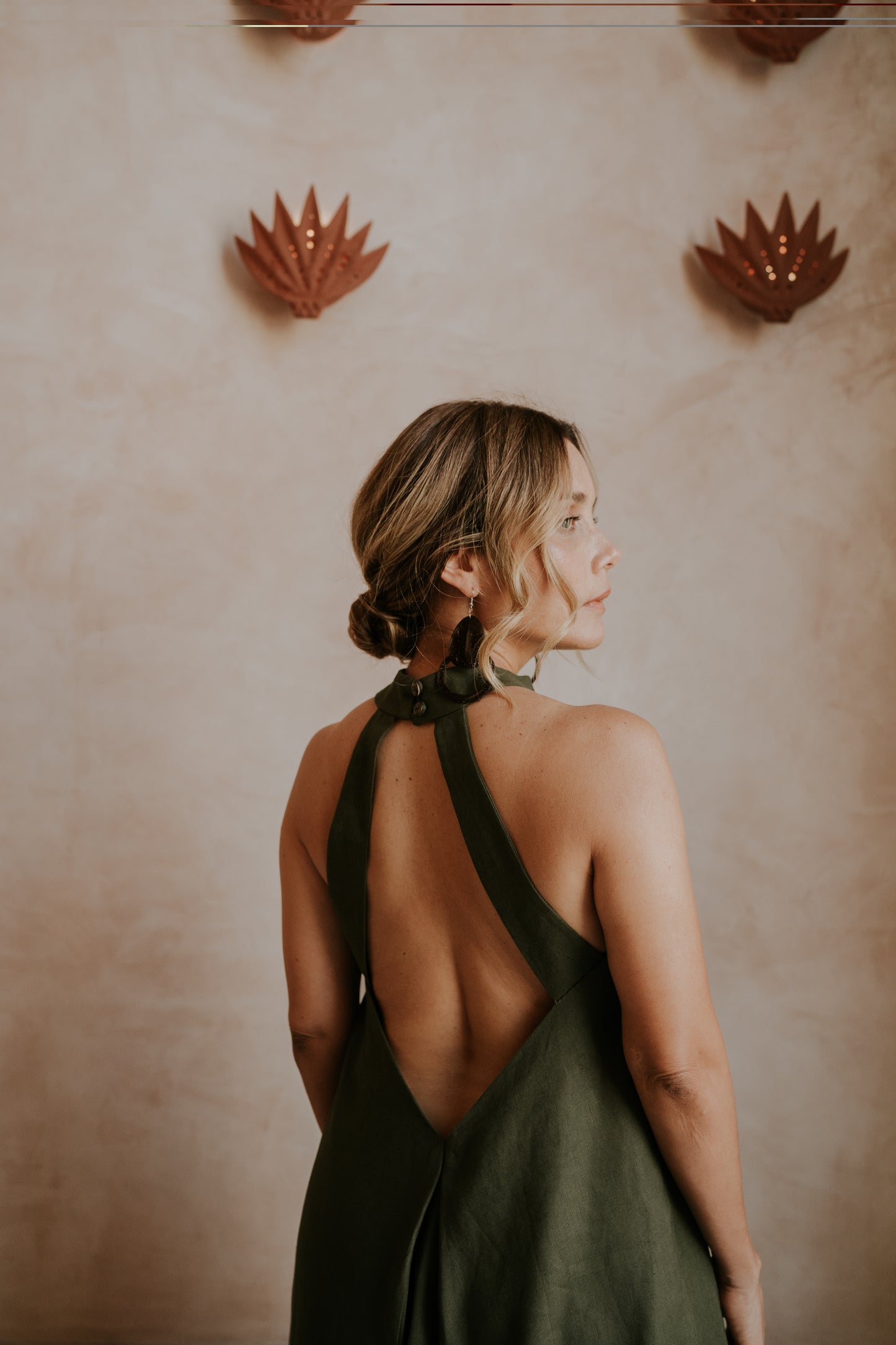 Vestido Orquidea de lino