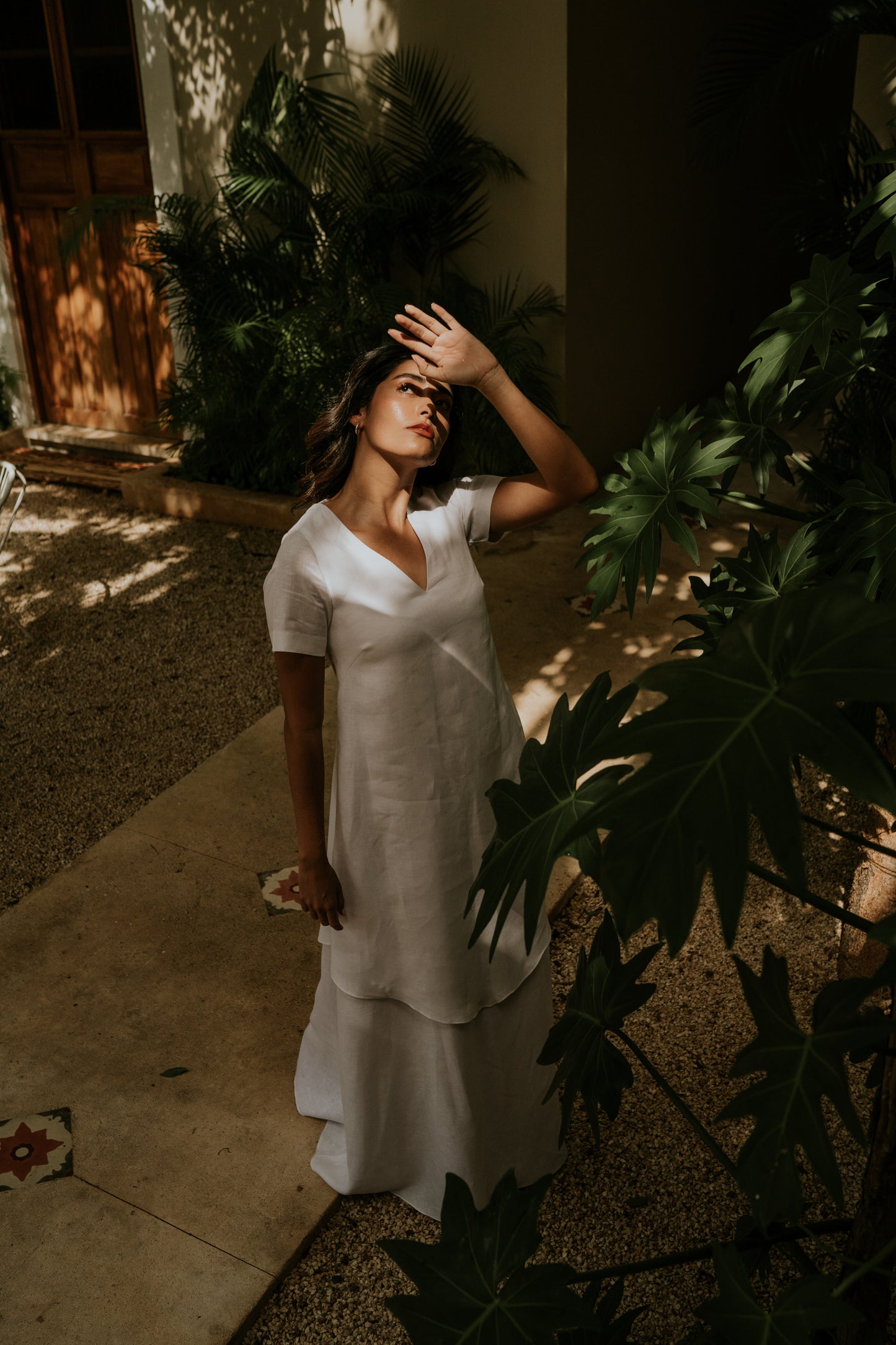 Vestido doble oaxaca lino