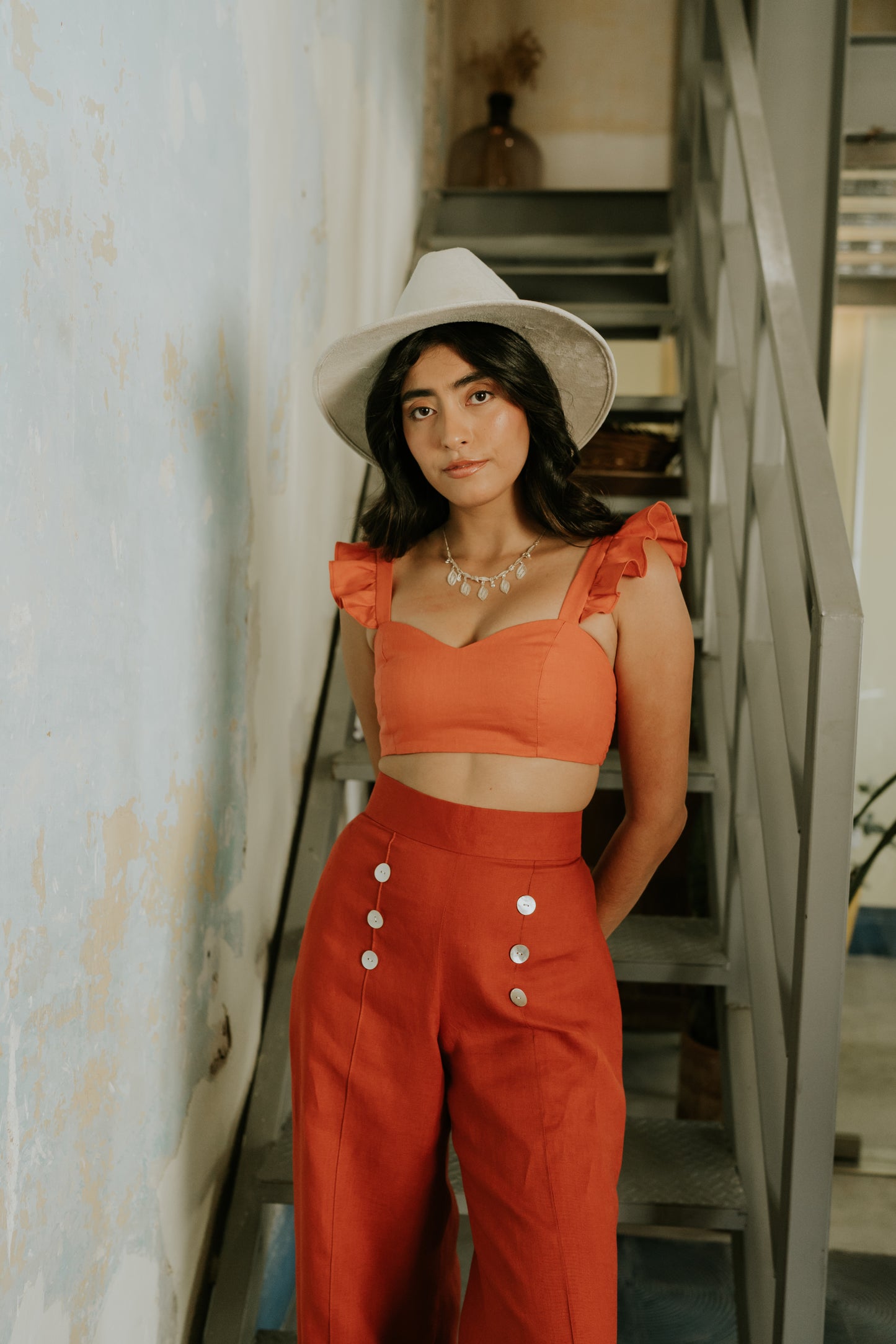 Crop Top Vale de Lino