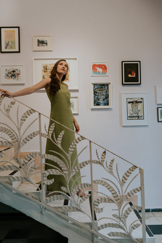 Vestido Agata de lino