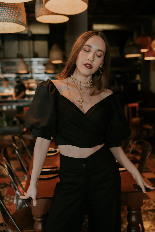 Blusa Marilisa de Lino