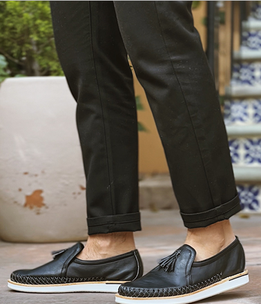 Zapato caballero Chipe de piel