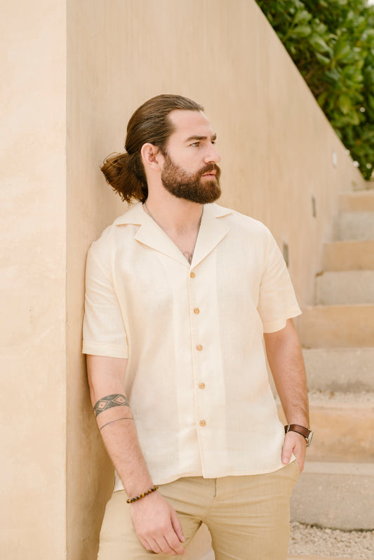 Camisa Sable de Lino