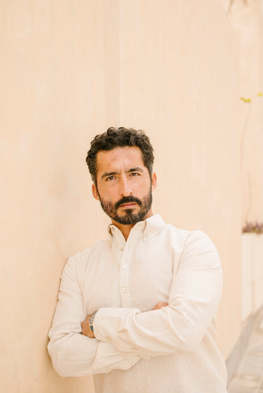 Camisa Pastis de Lino