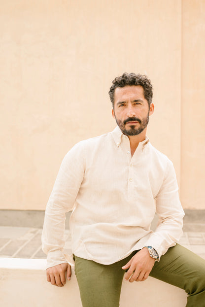 Camisa Pastis de Lino